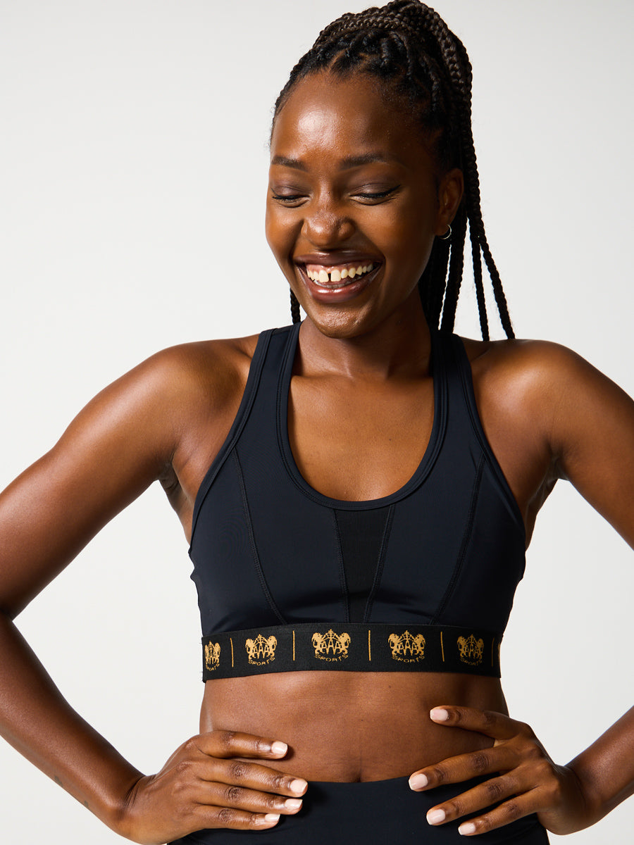 THE A-MESH BRANDED SPORTS BRA